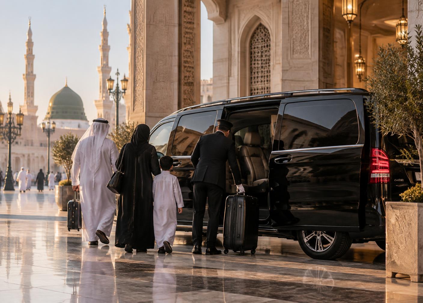 Accueil privé et arrivée privée à Médine
